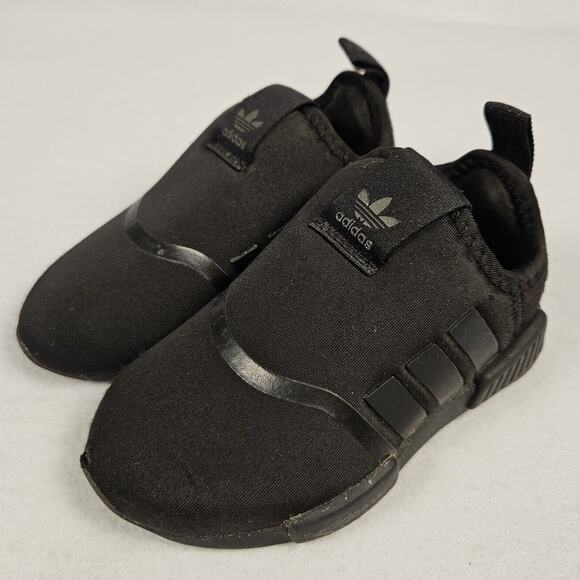 Adidas NMD 360 Toddler Shoe Size 7 Black H01857 Athletic Baby Sneaker Walking - Picture 1 of 13